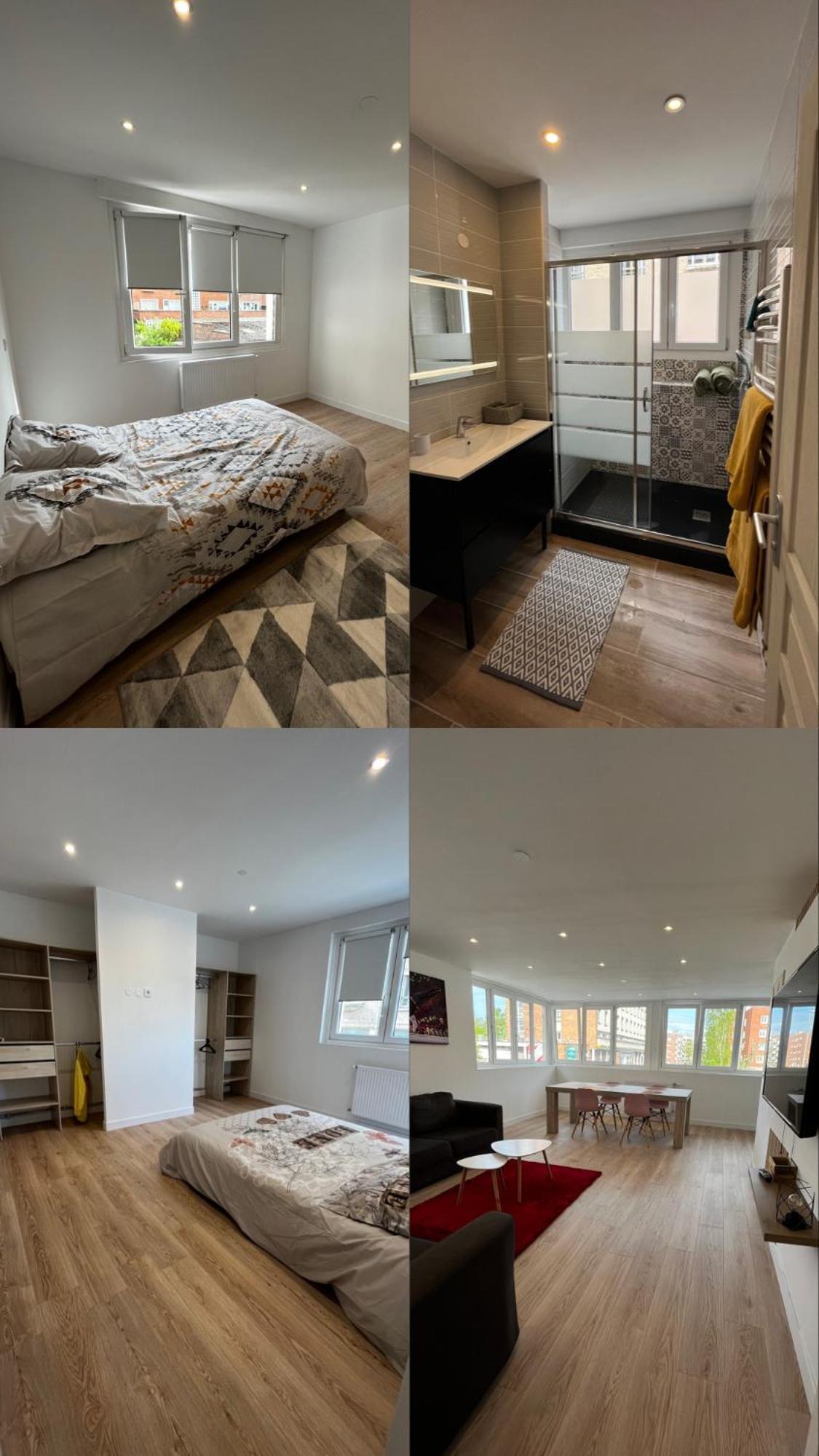 Grande Chambre Dans Loft A Deux Pas De La Plage Dunkirk Exteriér fotografie